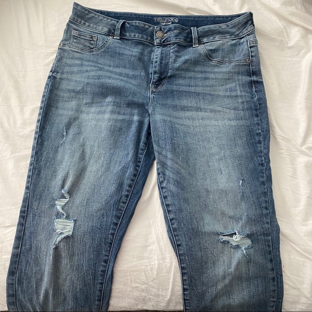 Maurices high rise skinny jeans